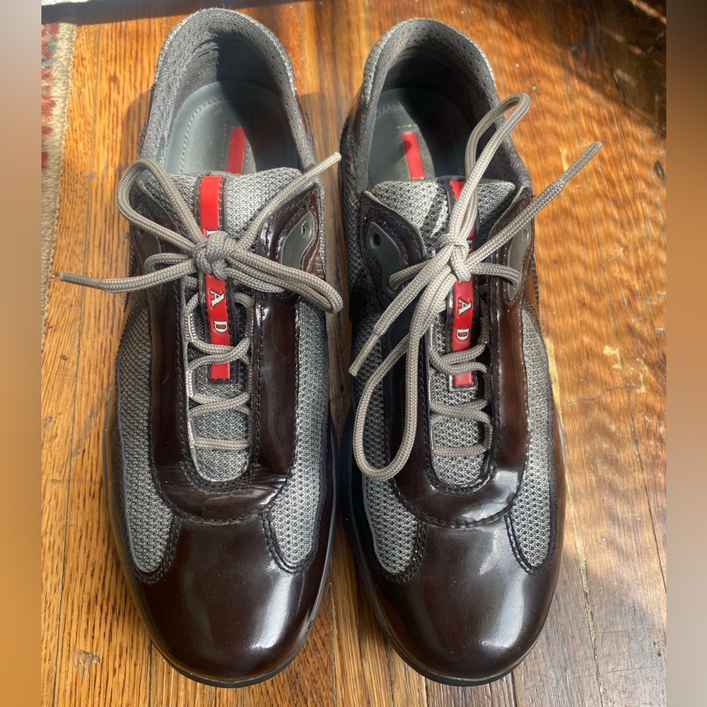 Prada America’s cup sneakers like new